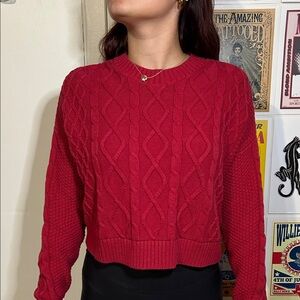 Hollister Women's Ruby Cable Knit Sweater